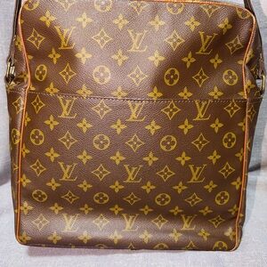 Louis Vuitton Monogram Messenger Bag in Brown and Yellow